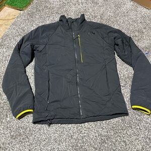 The North Face Ventrix Ultralight Puffer Jacket Mens S Gray Full Zip Insulate